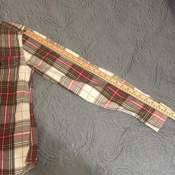 Abercrombie & Fitch Mens Small Muscle Fit Plaid Button Down Shirt Long Sleeve - Picture 11 of 11